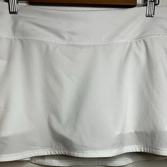 Lululemon Play off the pleats skirt Size M (8-10) in White - Picture 1 of 8
